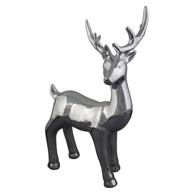 Hirsch - aus Keramik - ca. 14 x 9 x 24 cm