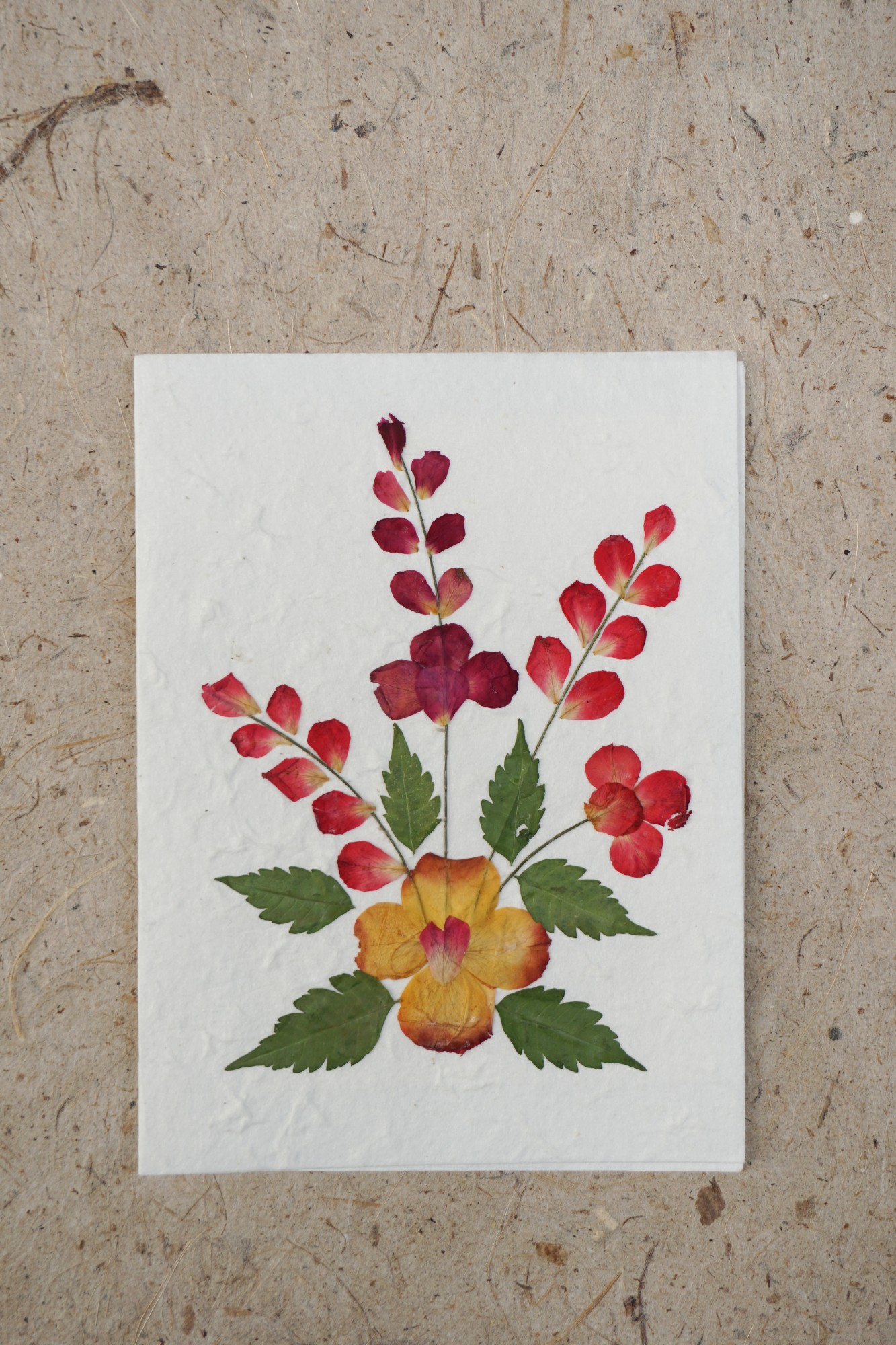 Grußkarte 'Blumen', mit Umschlag, H 18 cm, B 12,5 cm günstig bestellen