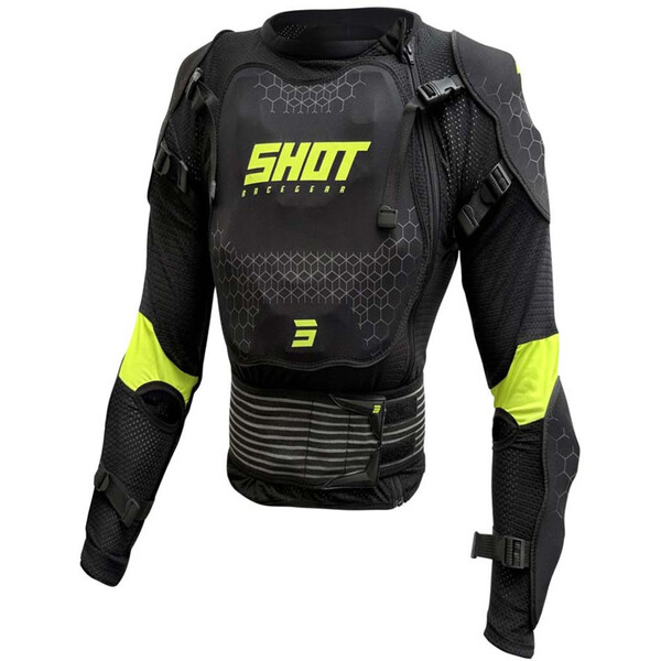 Shot - Gilet de protection enfant Optimal Kid 2.0 Noir / Jaune fluo
