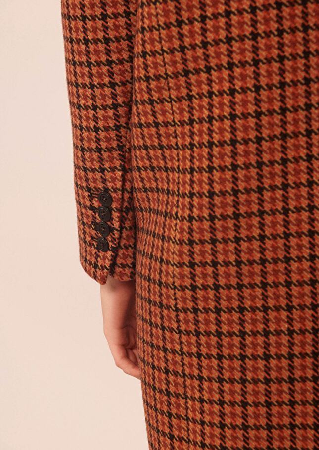 Manteau Marcusmarron imprimé pied de poule