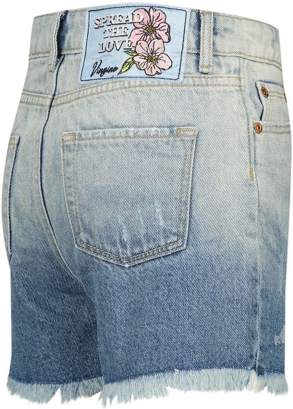 Vingino meisjes korte broek - Medium denim