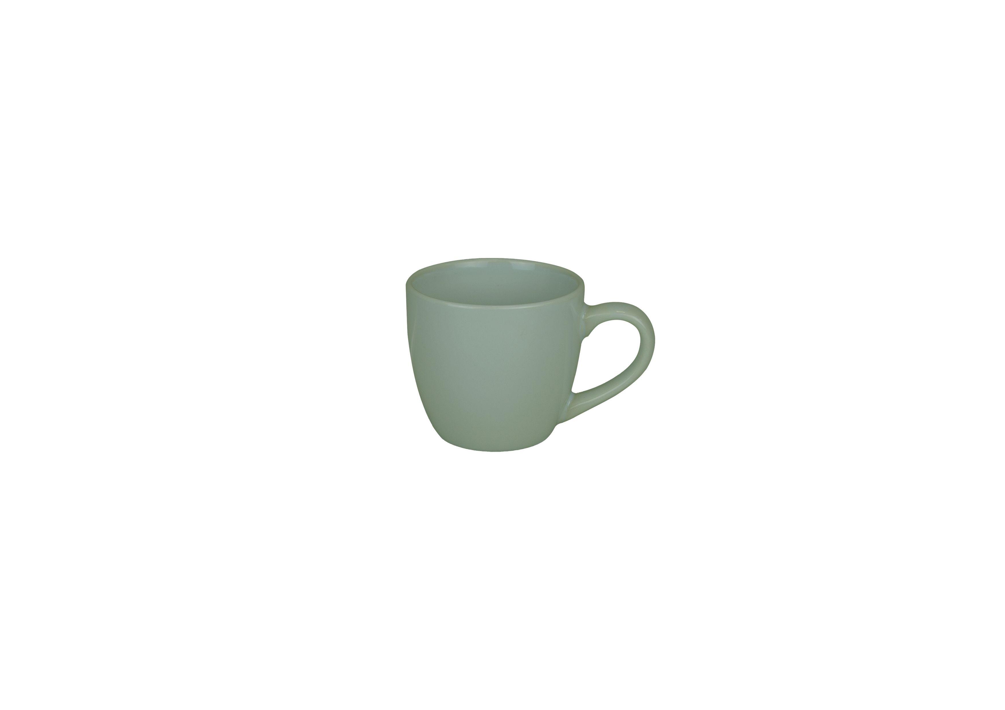 TASSE CAFE GRES VERT SAUGE 9CL