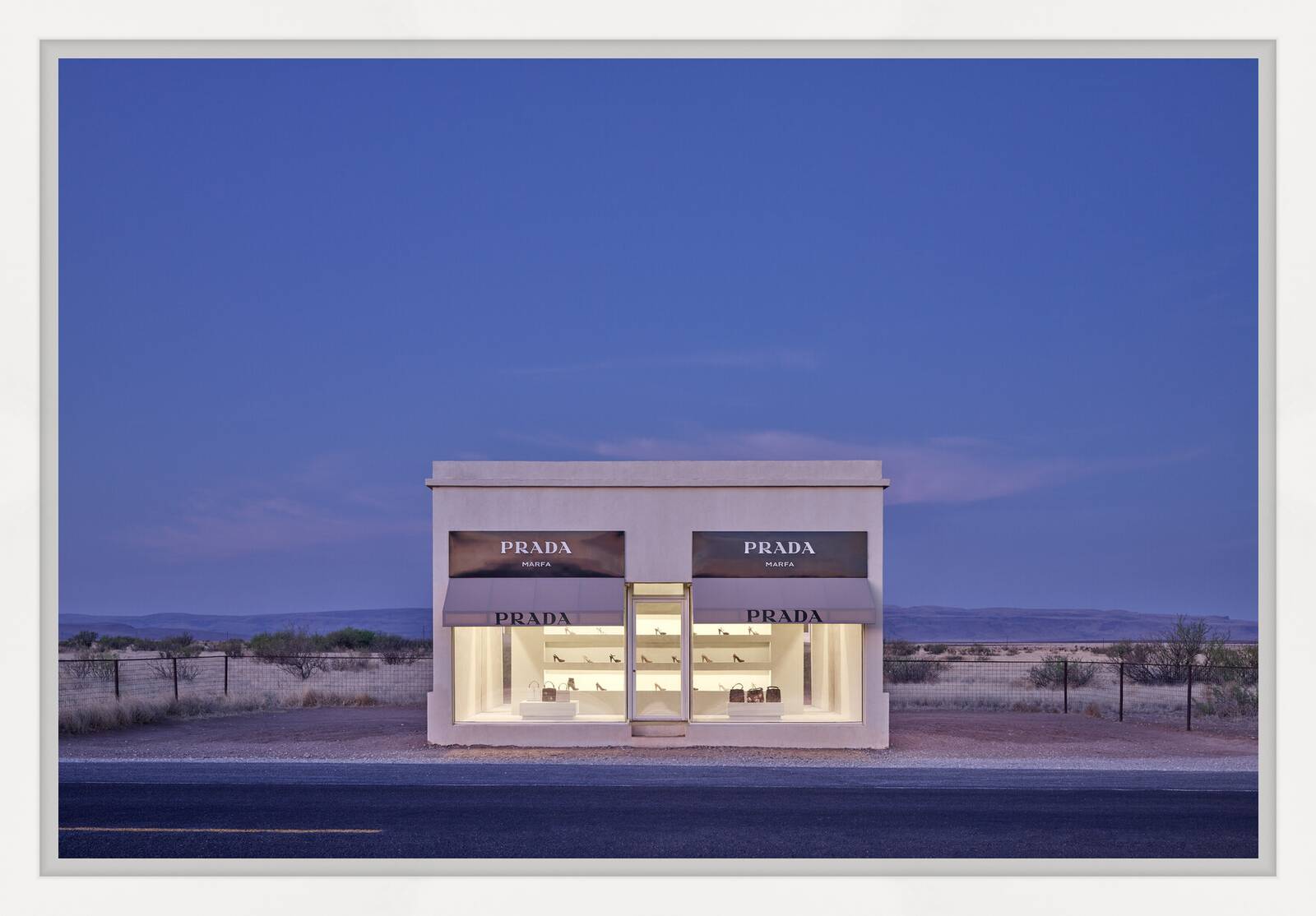 Prada Marfa 7:04AM by Adam Mørk - Limited Edition. Edition of: 150. Signed.