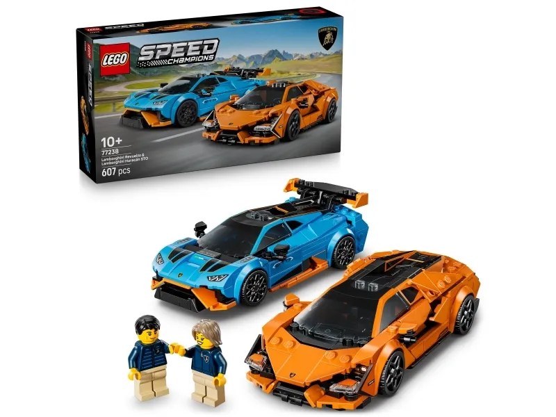 LEGO Speed Champions 77238 Lamborghini Revuelto og Huracán STO