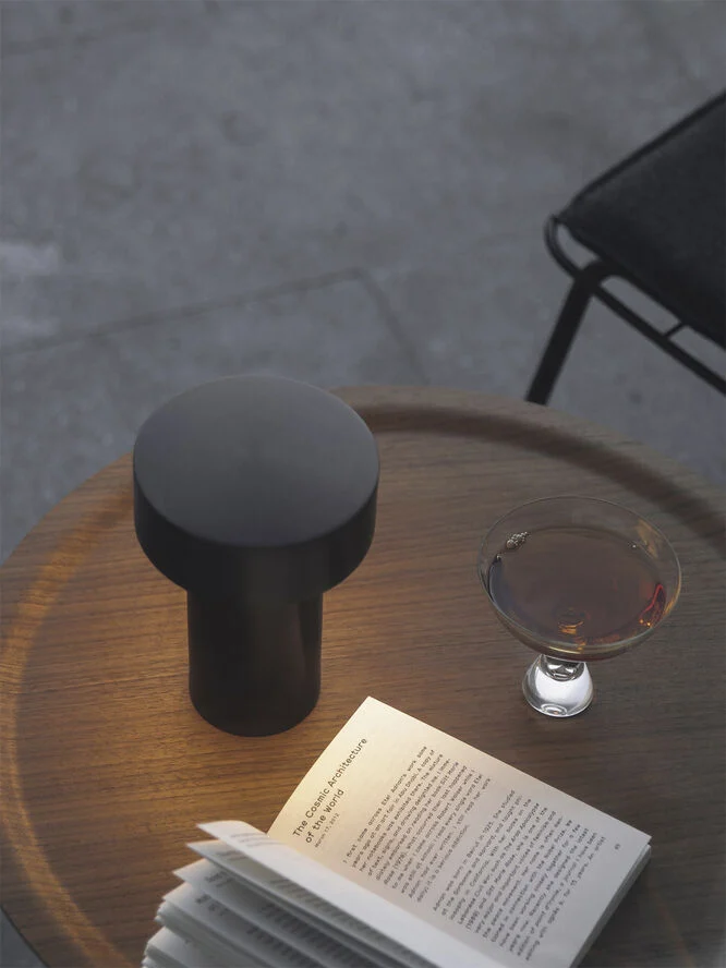 Audo Copenhagen Column Portable Table Lamp Bonze