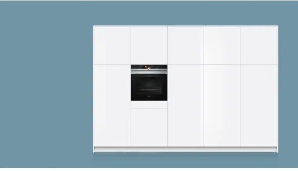 Siemens iQ700 HS658GXS1 - Ovn - med dampfunktion - til indbygning - niche - bredde: 56 cm - dybde: 55 cm - højde: 58.5 cm - med selv-rengøring - Klasse A  - rustfrit stål