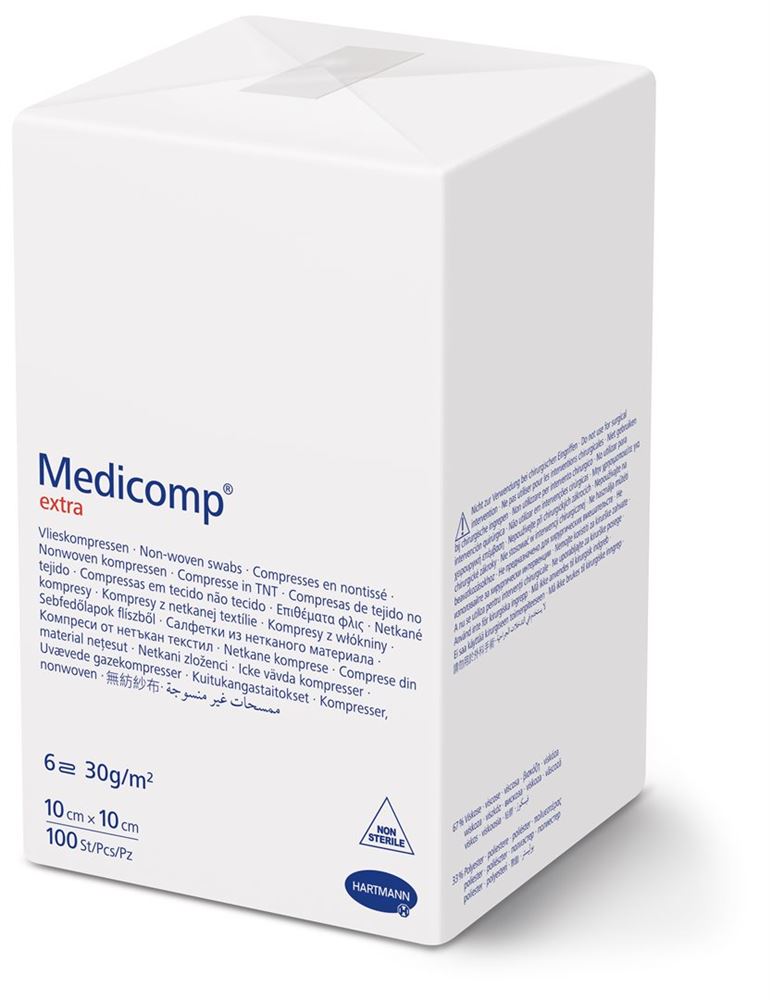 Medicomp Extra 6 fach S30<br>100 Stück, Beutel, 10x10cm, unsteril