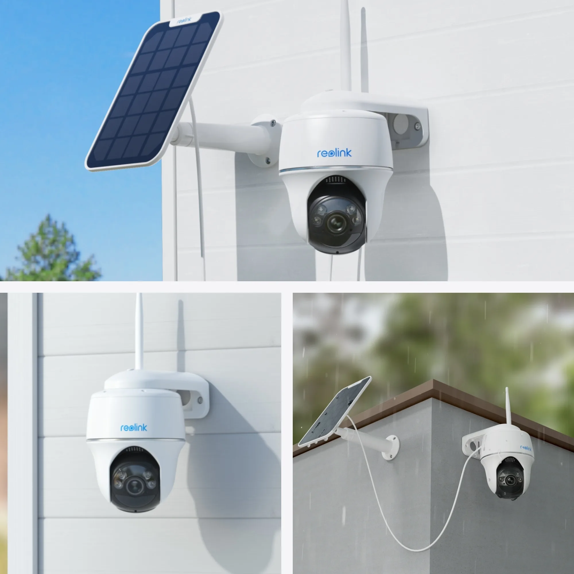 Reolink Argus Series B430 avec panneau solaire Caméra de surveillance