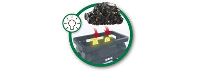 BRIO 33896 Gullvogn med Lys