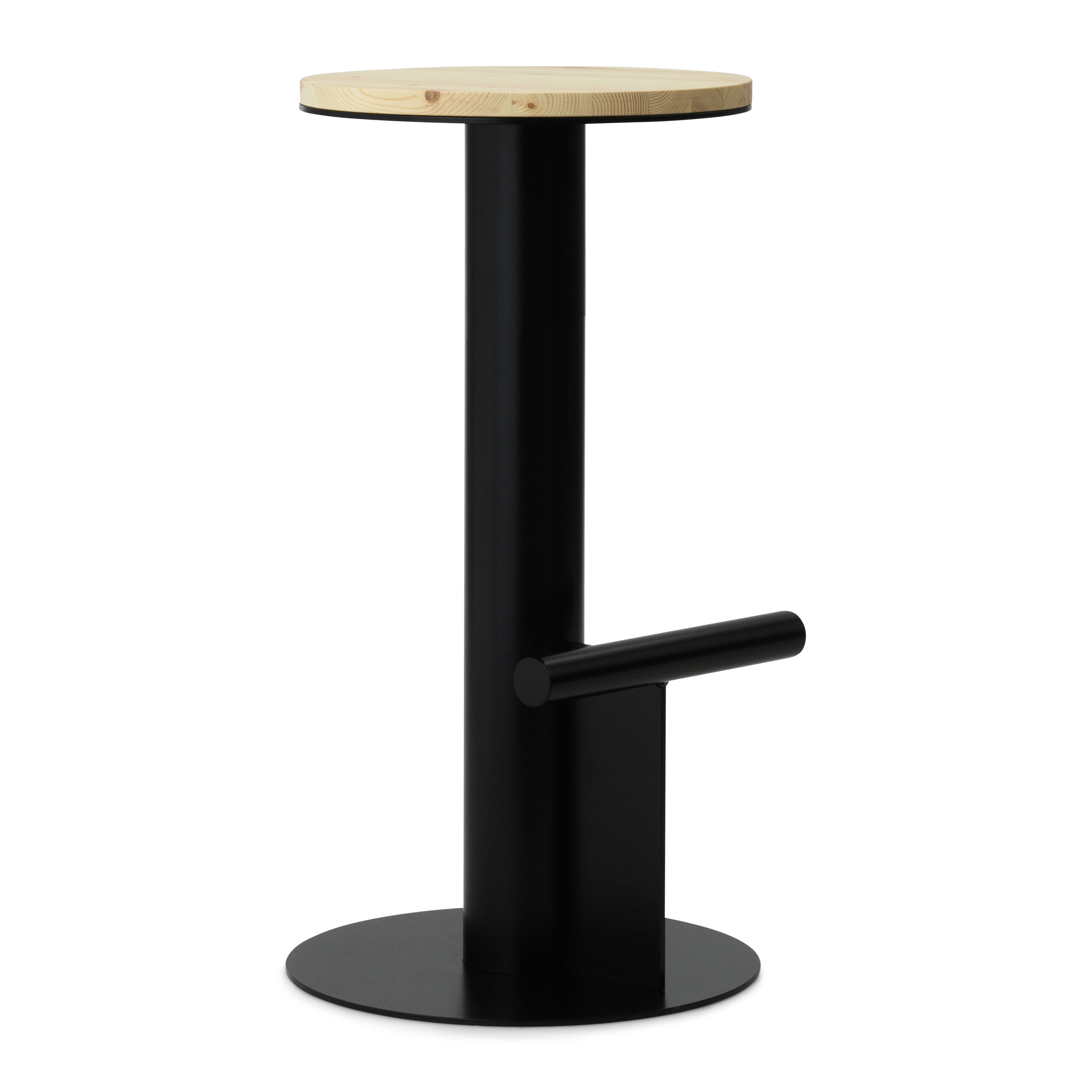 Normann Copenhagen Pole Barkruk 75 cm - Pine/Black
