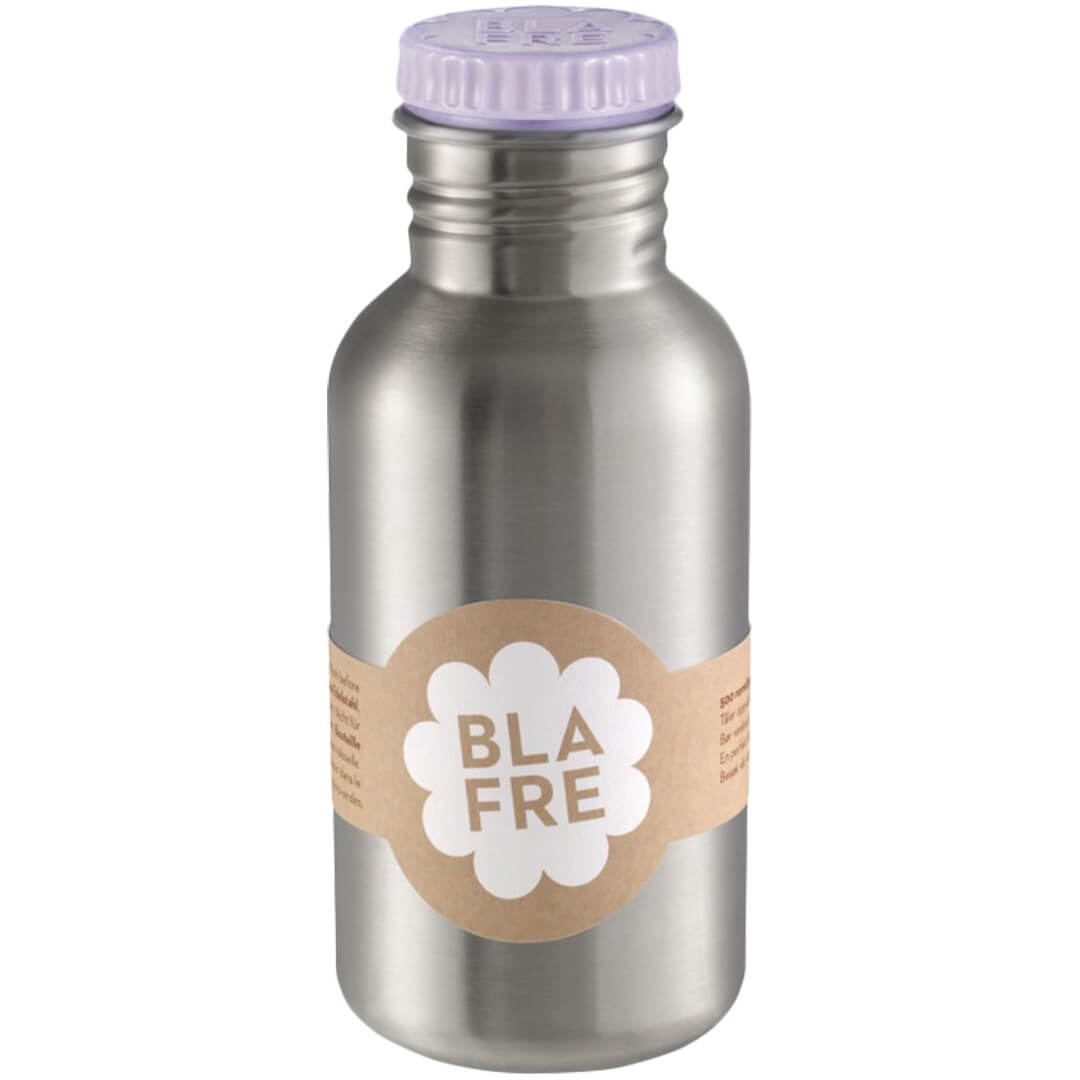Blafre rvs drinkfles lila - 500ml