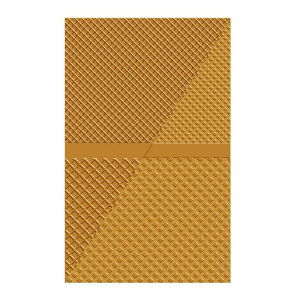 Plaque de texture pour pâte polymère - gaufre