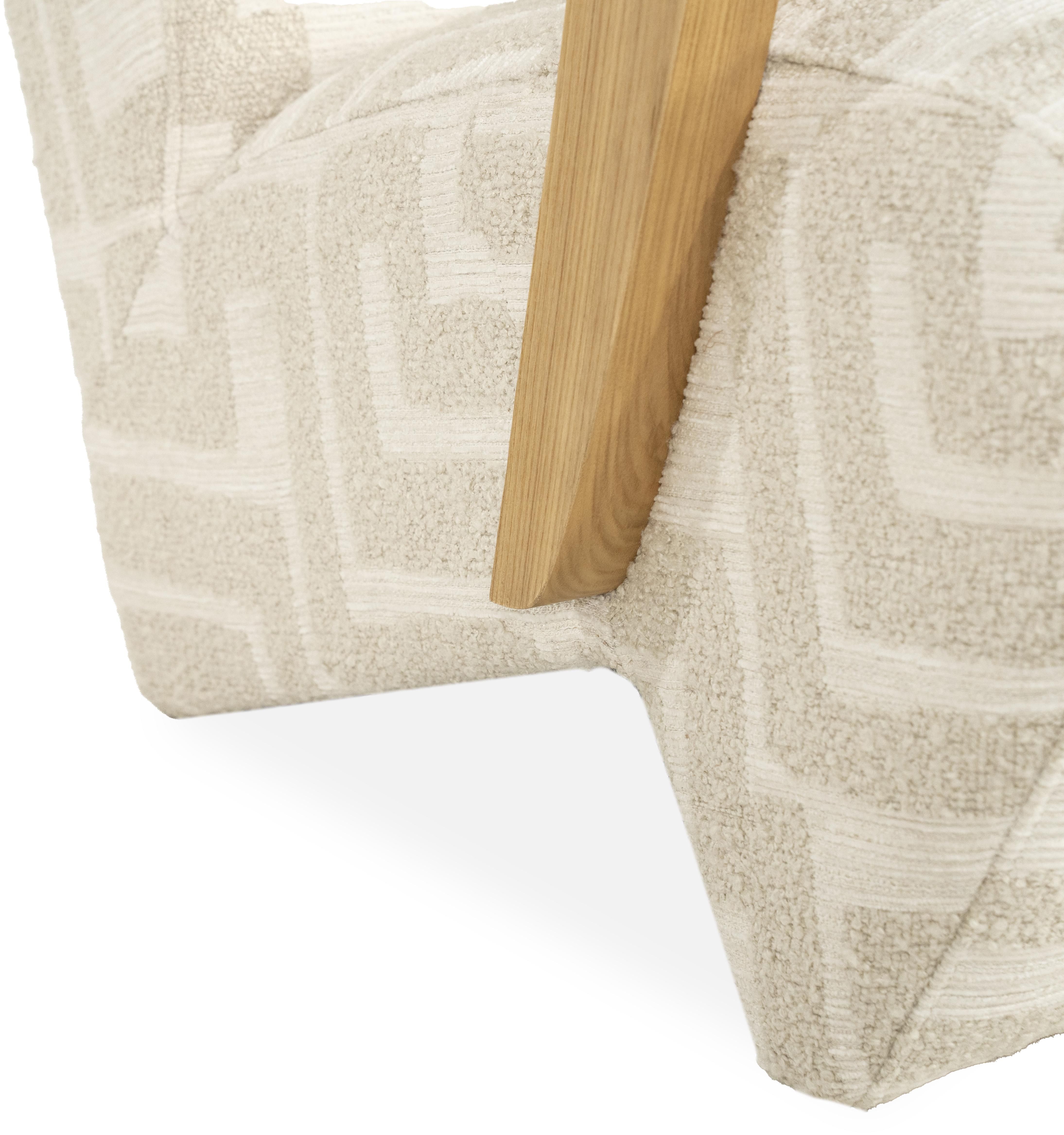 Fauteuil Beige 96500 Olek B88 x D69 x H76 cm