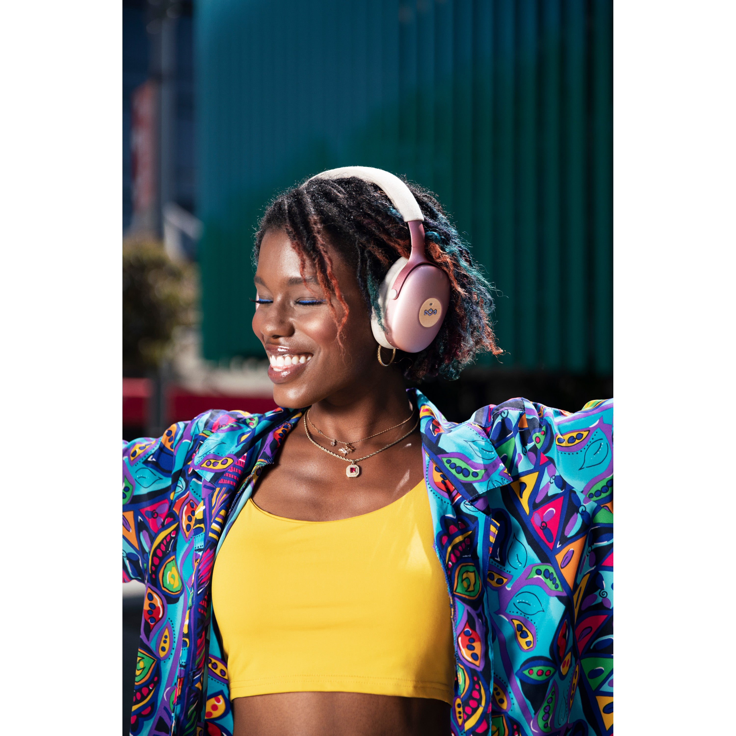 House of Marley Positive Vibration XL ANC Copper Bluetooth-koptelefoon