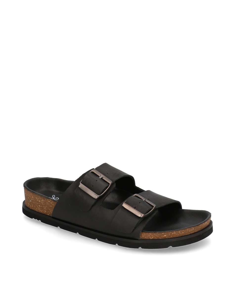 Nubukleder Pantoffel