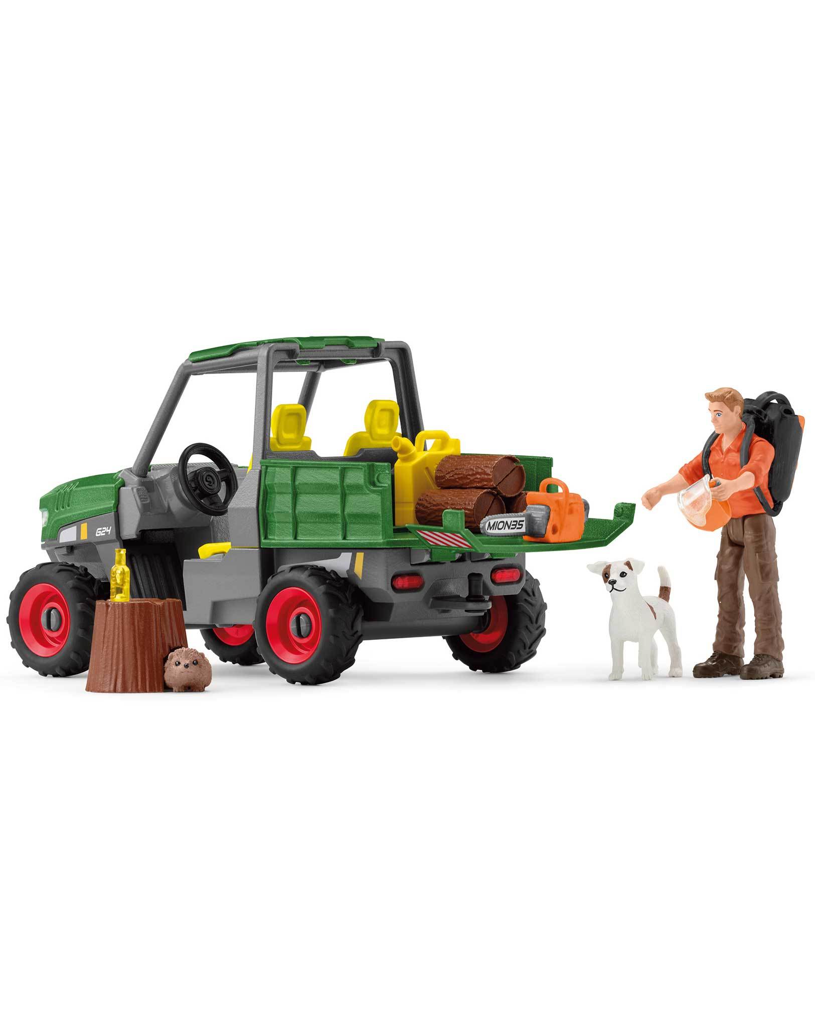 schleich® 42659 Farm World - Waldbauer mit Fahrzeug
