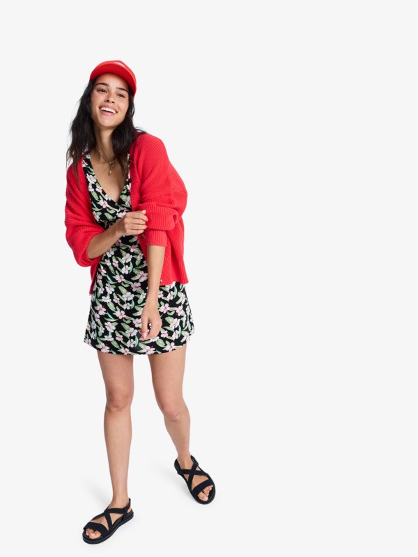 Cosmic Coast Gilet Rouge Femme