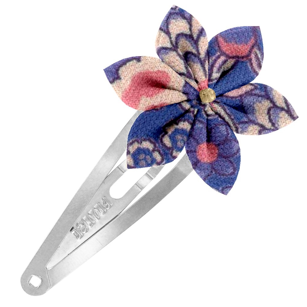 Barrette Clic-Clac Fleur Étoile Lavandula