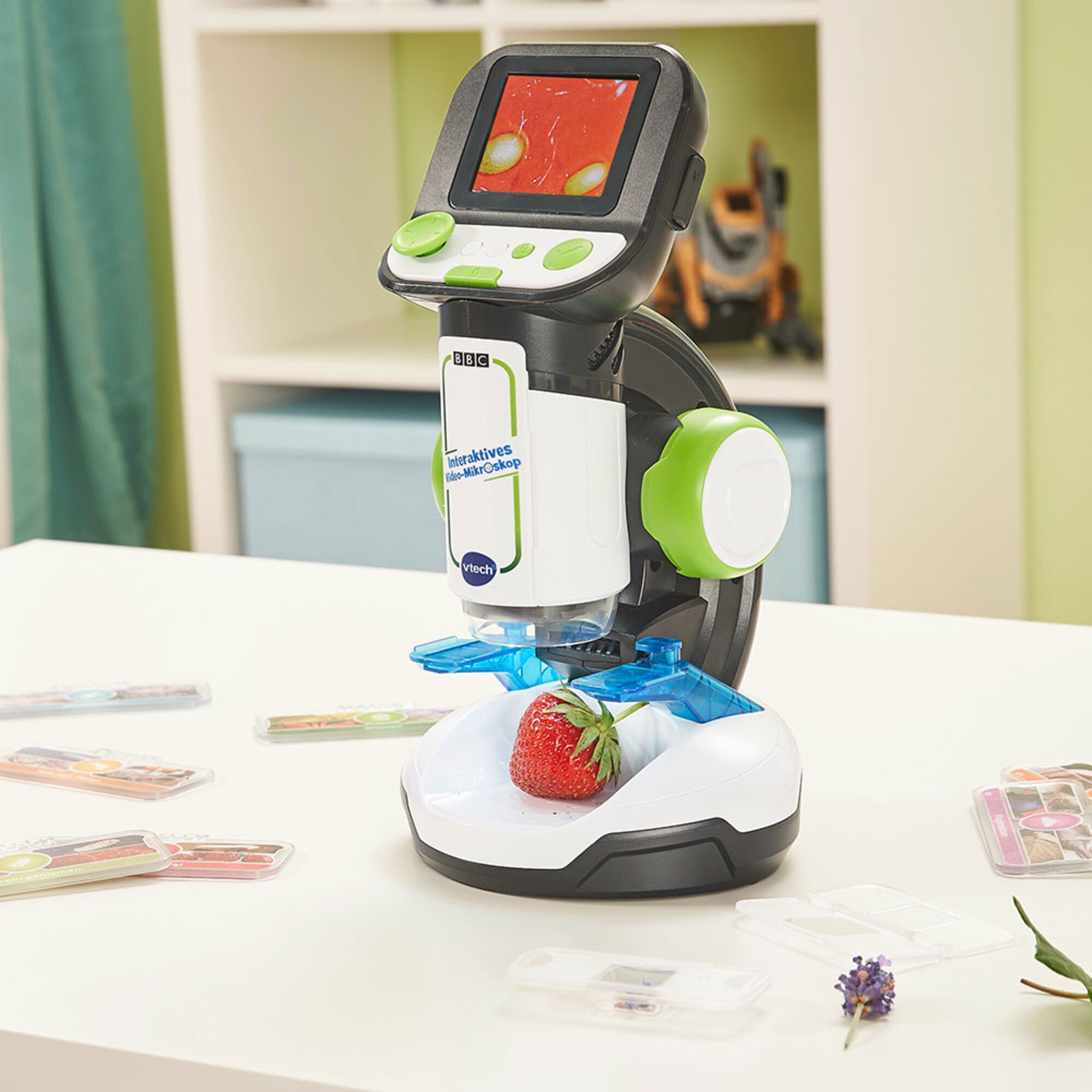 Vtech Experimentierkasten Interaktives Video-Mikroskop
