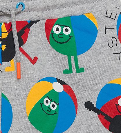 Stella McCartney Kids Sweatshorts - Graumeliert m. Strandbälle