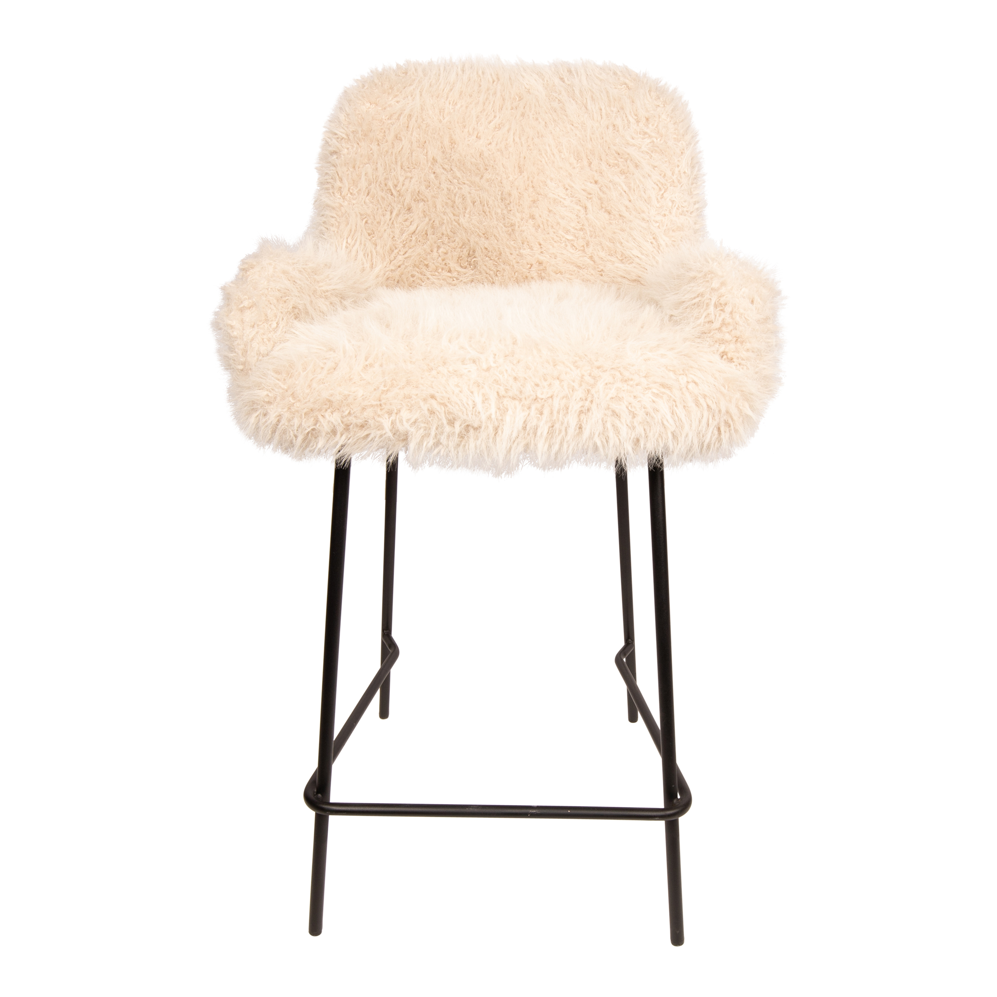 Barstoel Hair (set van 2) Barstoel Hair-set van 2-beige (Kopie)