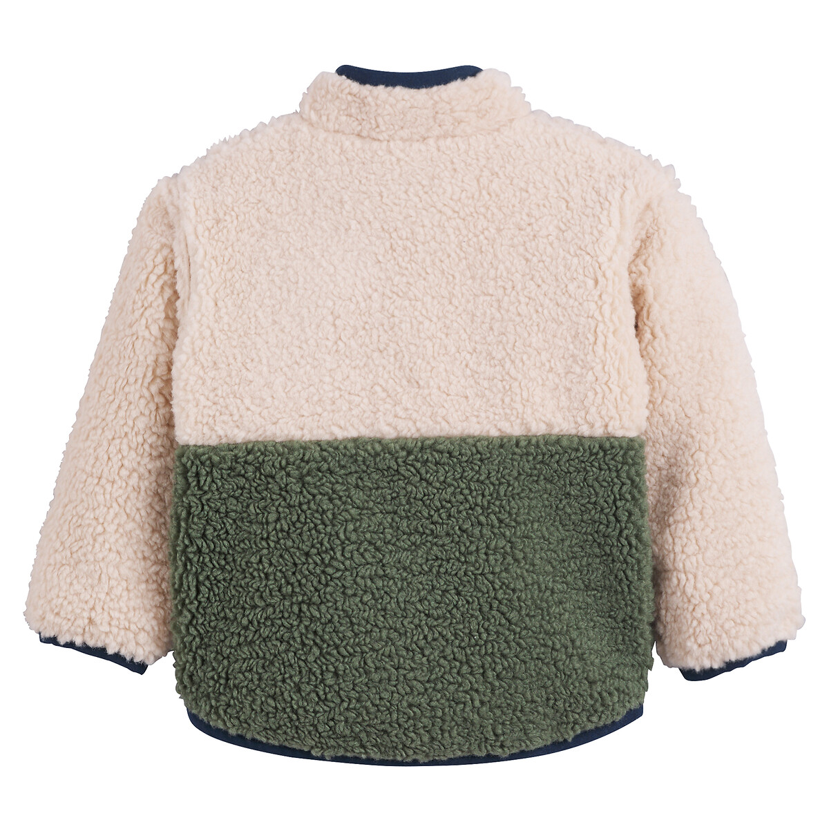 COLEÇÕES LA REDOUTE<br>Cardigã de sherpa com gola alta