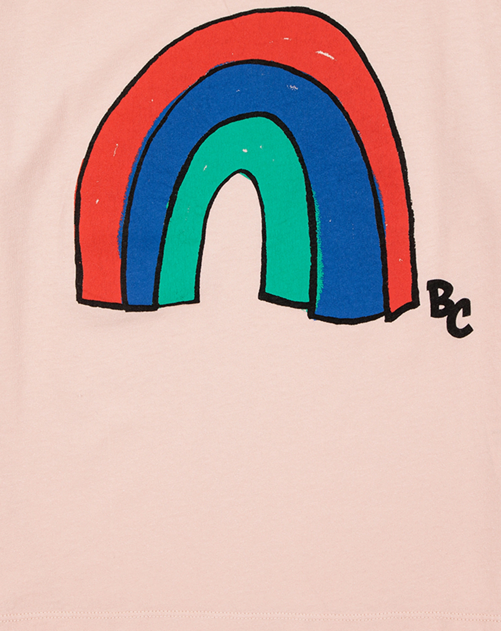 T-Shirt RAINBOW in light pink