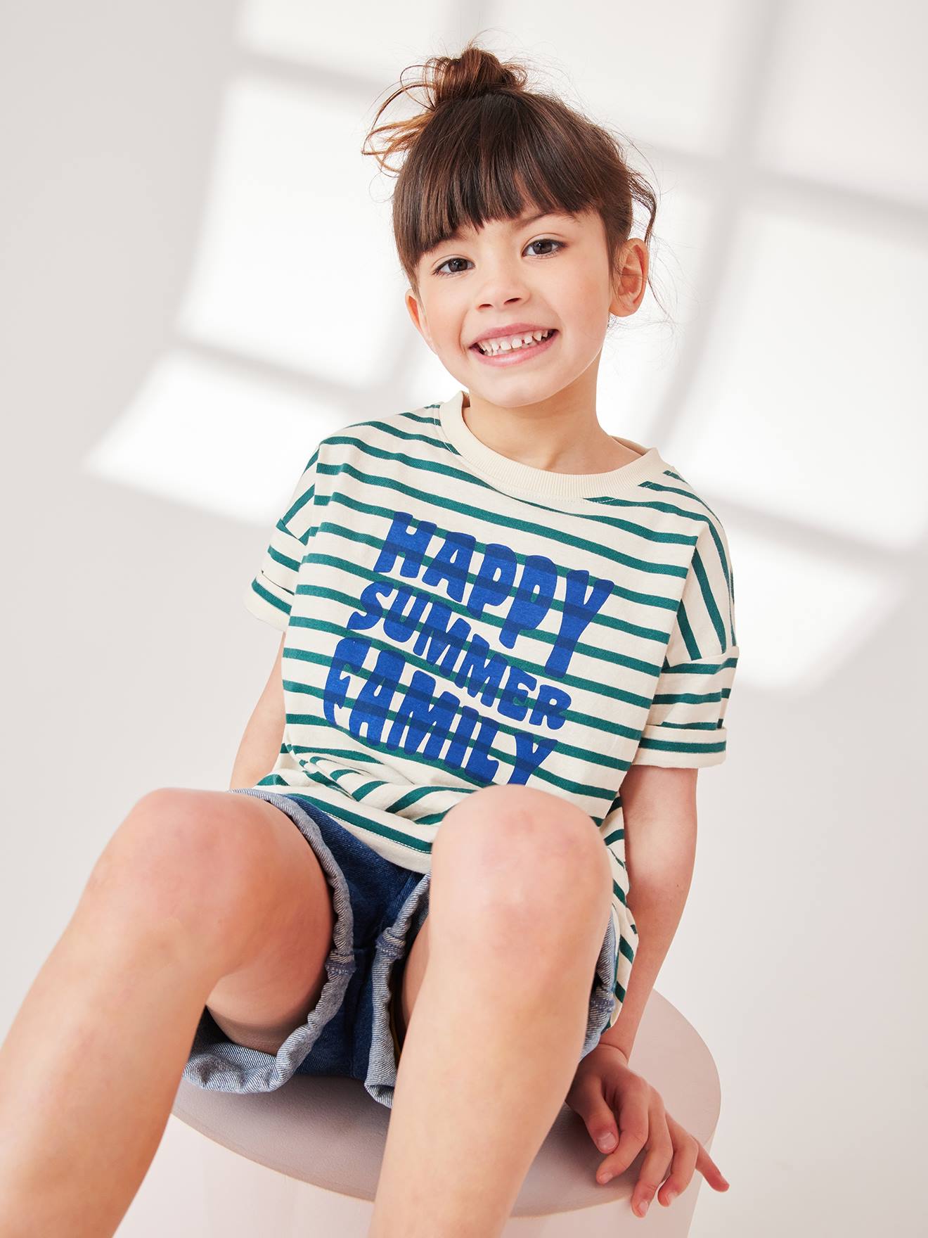 Camiseta infantil mista