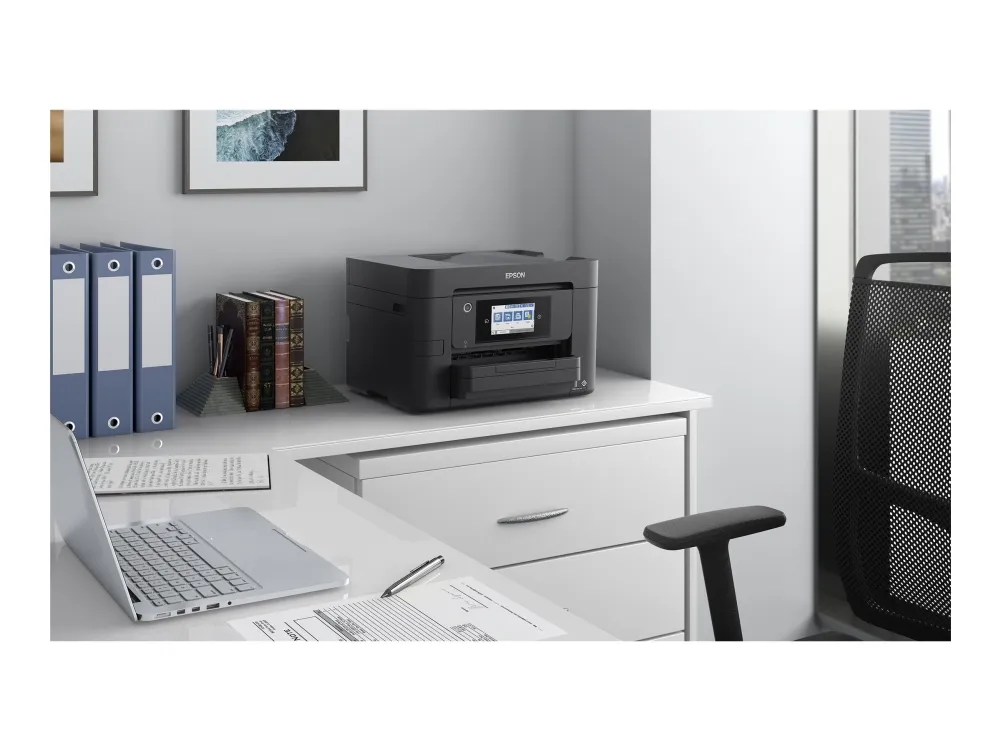 Epson WorkForce Pro WF-4825DWF - Multifunktionsprinter - farve - blækprinter - A4 (210 x 297 mm) (original) - A4/Legal (medie) - op til 25 spm (udskriver) - 250 ark - 33.6 Kbps - USB 2.0, LAN, Wi-Fi(n), USB vært