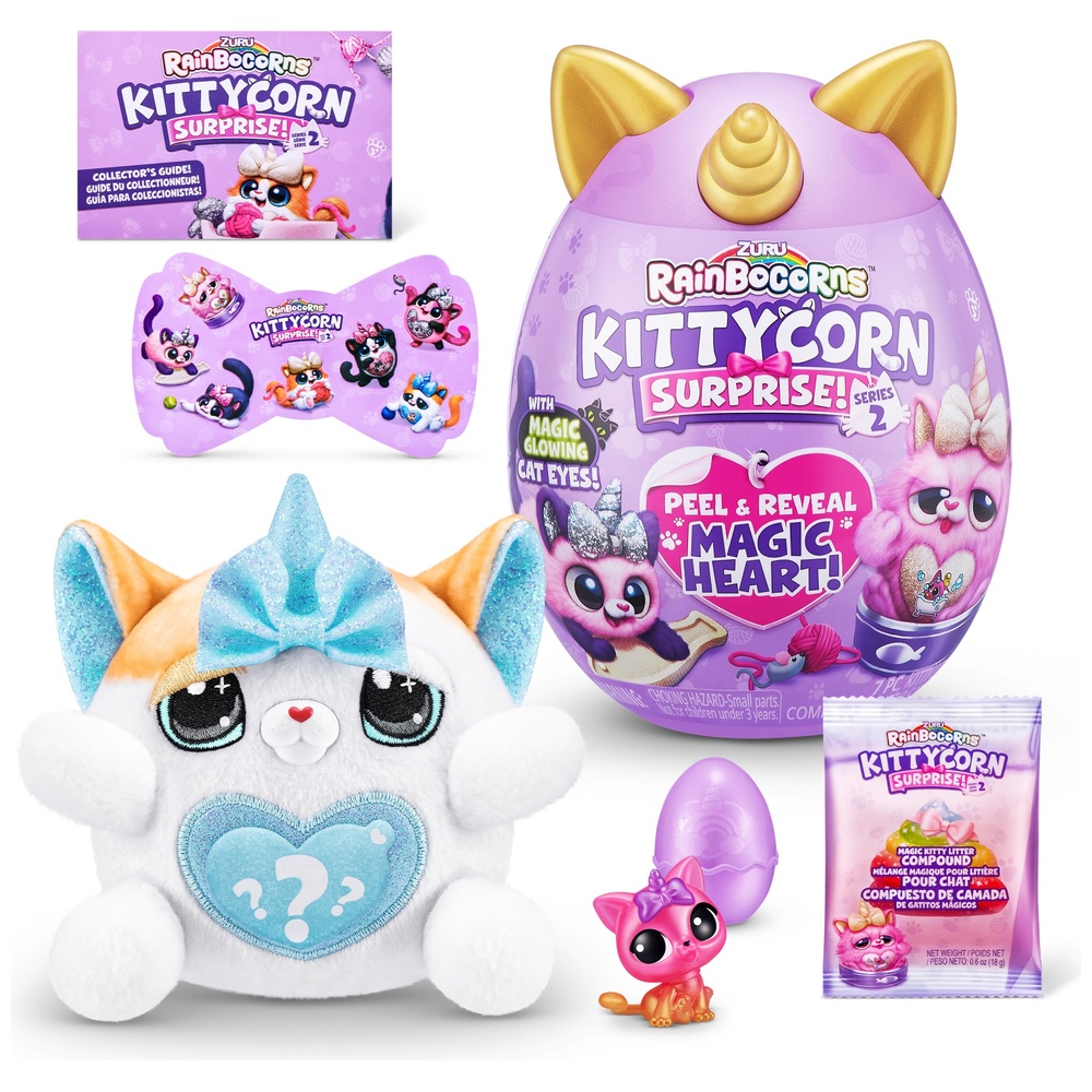 Rainbocorns Kittycorn Überraschungsserie 2 Peel & Reveal Magisches Herz