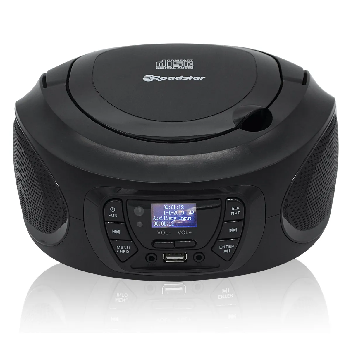 ROADSTAR CDR-375D+/BK Noir