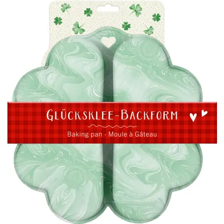 Die Spiegelburg Glücksklee-Backform - VIel Glück