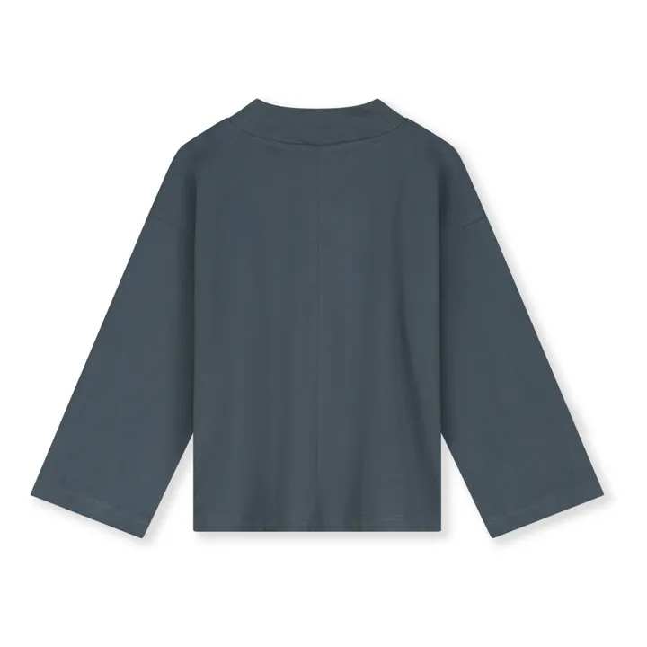 Gray Label T-Shirt Coton Bio | Bleu gris