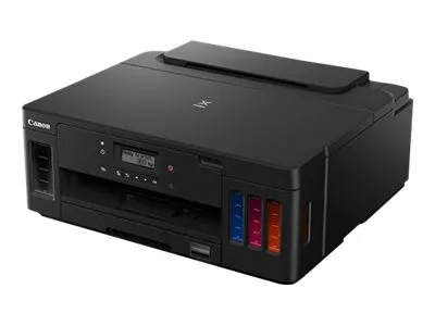 Canon PIXMA G5050 - Printer - farve - Duplex - blækprinter - kan genopfyldes - A4/Legal - op til 13 ipm (mono) / op til 6.8 ipm (farve) - kapacitet: 350 ark - USB 2.0, LAN, Wi-Fi(n)