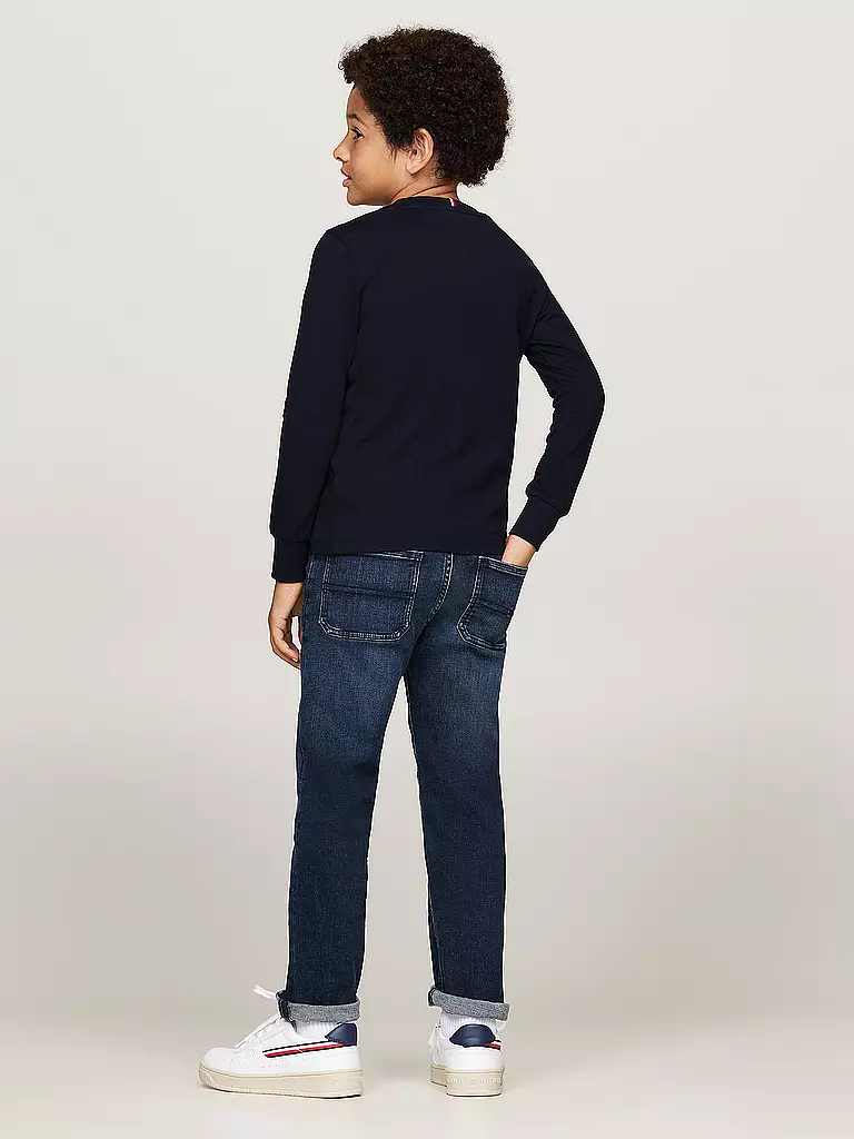 TOMMY HILFIGER Jungen Langarmshirt dunkelblau
