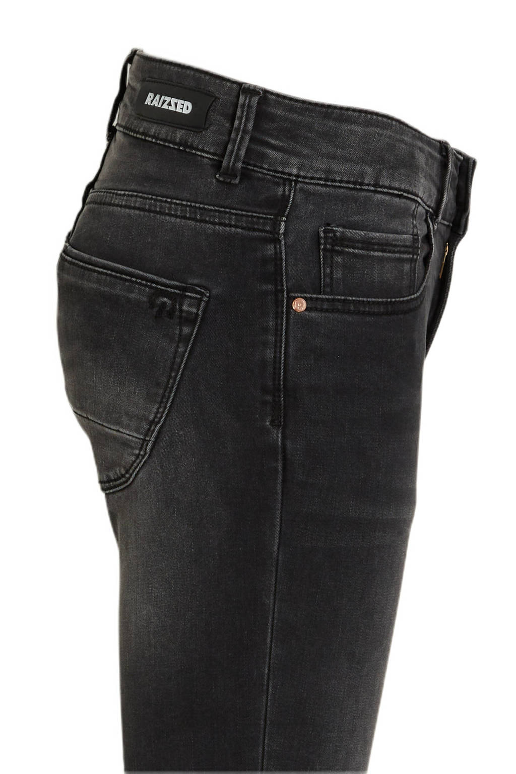 Raizzed high waist super skinny jeans Chelsea crafted met slijtage vintage black