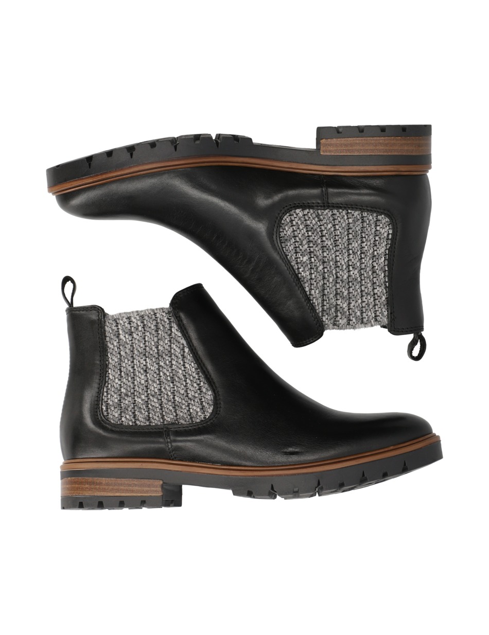Glattleder Chelsea Boot