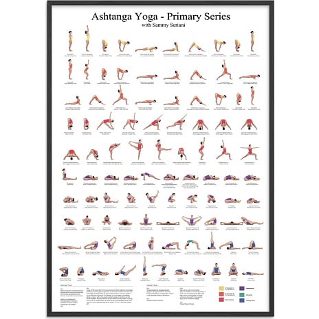 Yoga poses - 30x40 cm