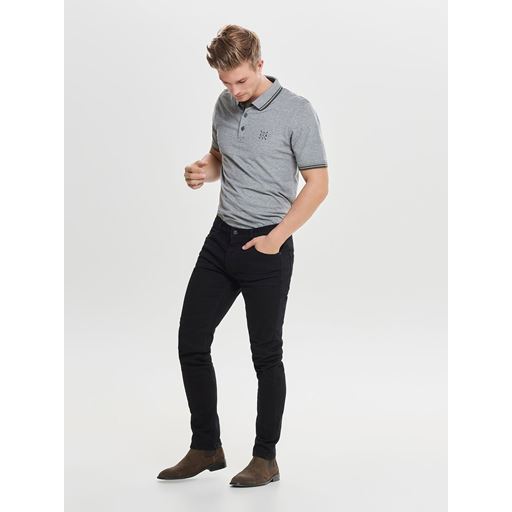 ONLY & Sons  Loom Jeans, Black Denim, W29/L30