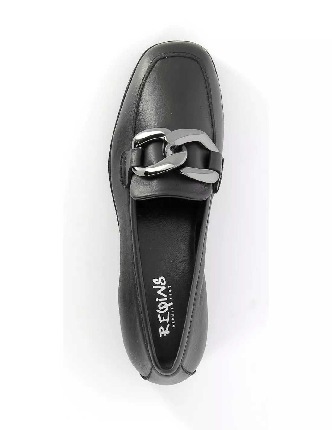 REQINS NASTER - Mocassins & bateaux Noir
