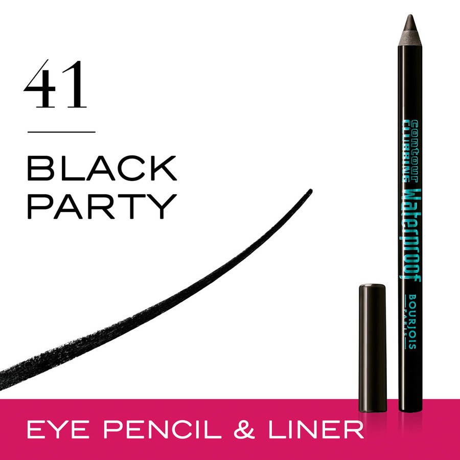 Bourjois Contour Clubbing Waterproof Pencil & Liner 41 Black Party 1,2g