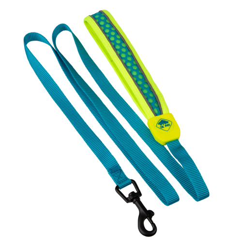 Guia para cães TK-Pet Easy Click Reflective Blue