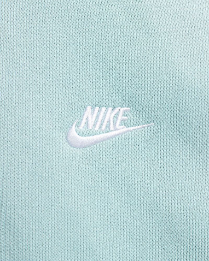 Sweat à capuche Nike Sportswear Club Fleece Vert & Blanc pour homme