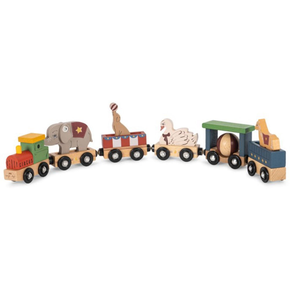 Køb Konges Sløjd Multi Wooden Animal Train Fsc