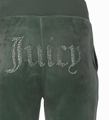 Juicy Couture Velourbukser - Dark Moss