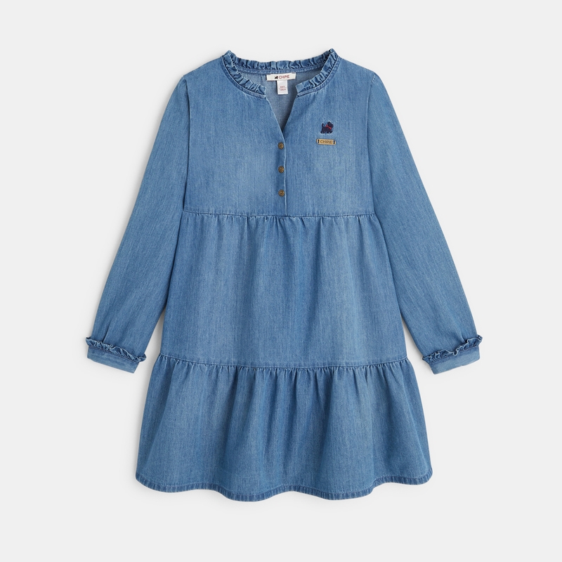 Robe denim light Chipie bleue fille