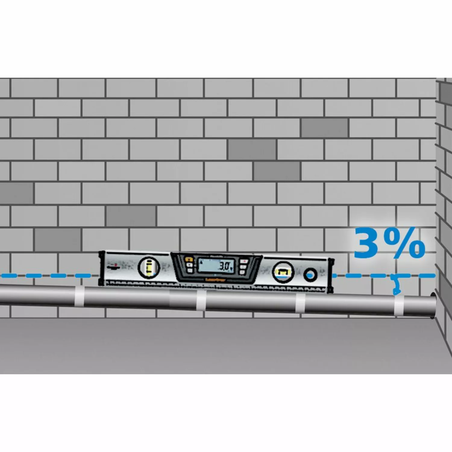 Laserliner DigiLevel Pro 40 Digitale elektronische waterpas - 400mm - Bluetooth
