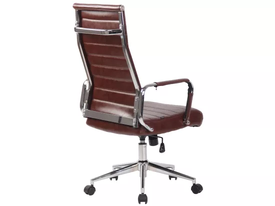 Chaise de bureau - Similicuir - Bordeaux - Kolumbus