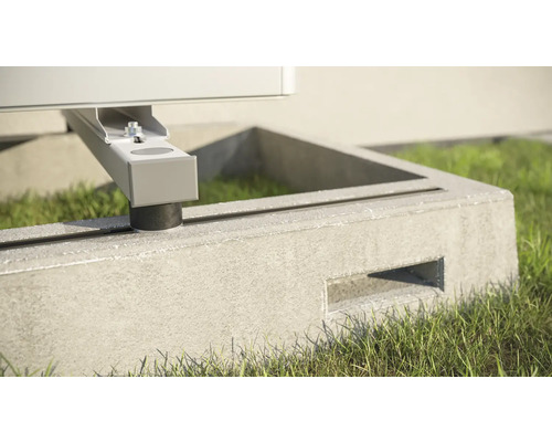 Fundering voor warmtepompen/airco's - betonnen fundering gala-Base PREMIUM 154 cm x 84 cm x 15 cm