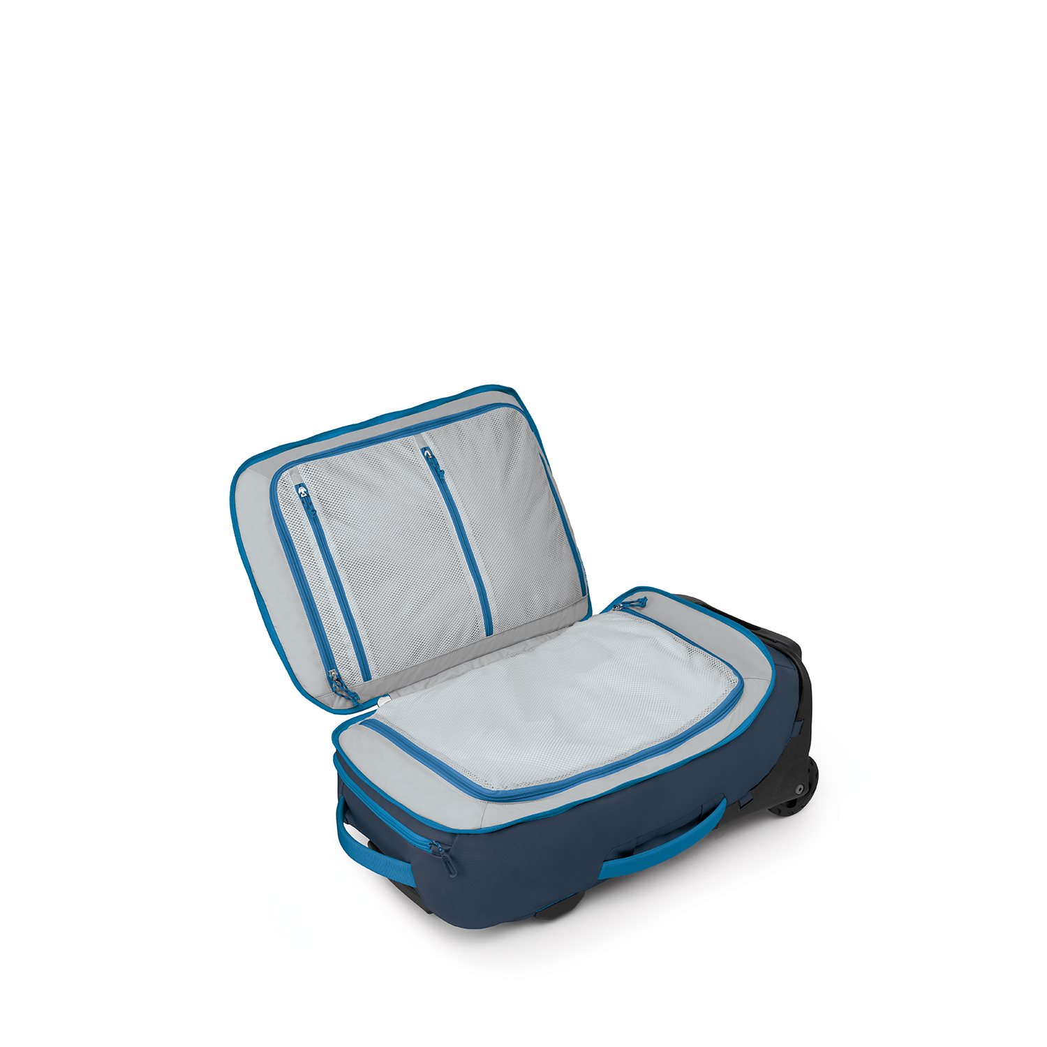 Osprey Transporter Wheeled Carry On blue flame-scoria blue